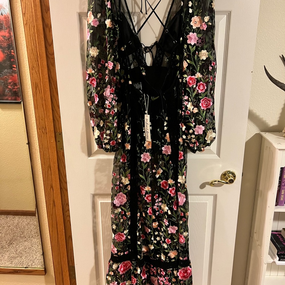 For Love and Lemons Luna Maxi Dress